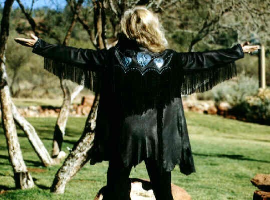 #804 Black with fringe