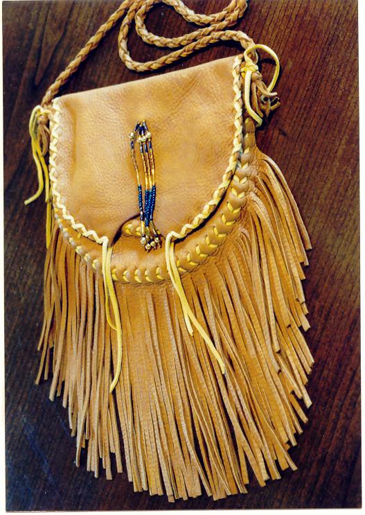 #1101 elk hide purse